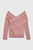 Riva Wrap Sweater Blush Pink Cashmere