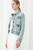 Airlie Knitted Tweed Jacket Seafoam Light Teal