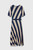 Elliston Slinky Knitted Dress Oyster And Blue