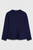 Drayton Peplum Knitted Jacket Indigo Merino