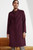 Helmsley Coat Plum Double-Faced Wool Cashmere