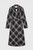 Cambridge Coat Black And Ivory Check Premium Wool Cambridge Coat Black And Ivory Check Premium Wool