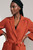 Harlow Coat Burnt Orange Boiled Wool Fine Boucle Harlow Coat Burnt Orange Boiled Wool Fine Boucle