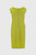 Laviano Dress Chartreuse Stretch Crepe