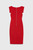 Ardenza Dress Cherry Red Stretch Crepe
