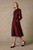 Finchley Coat Burgundy Premium Wool