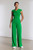 Finchley Coat Turquoise Stretch Crepe