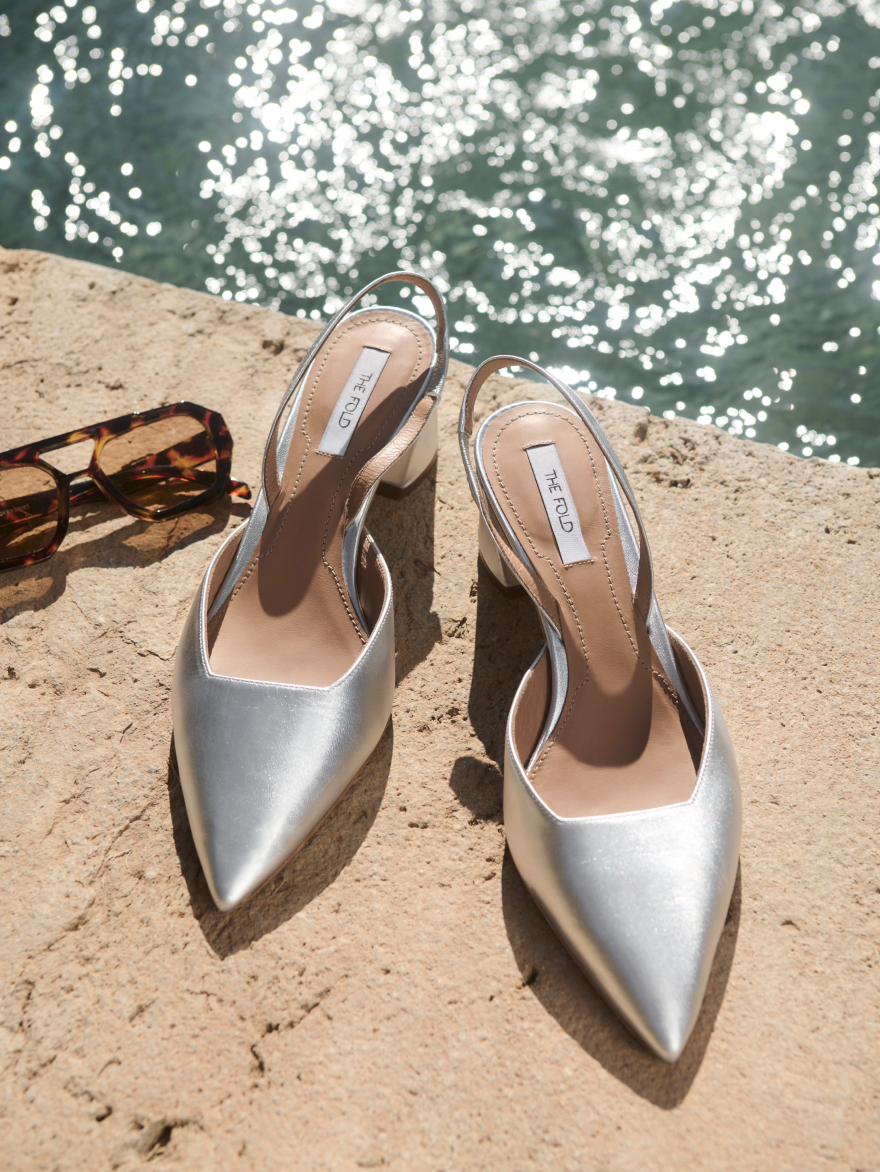 San Pietro Silver Heels