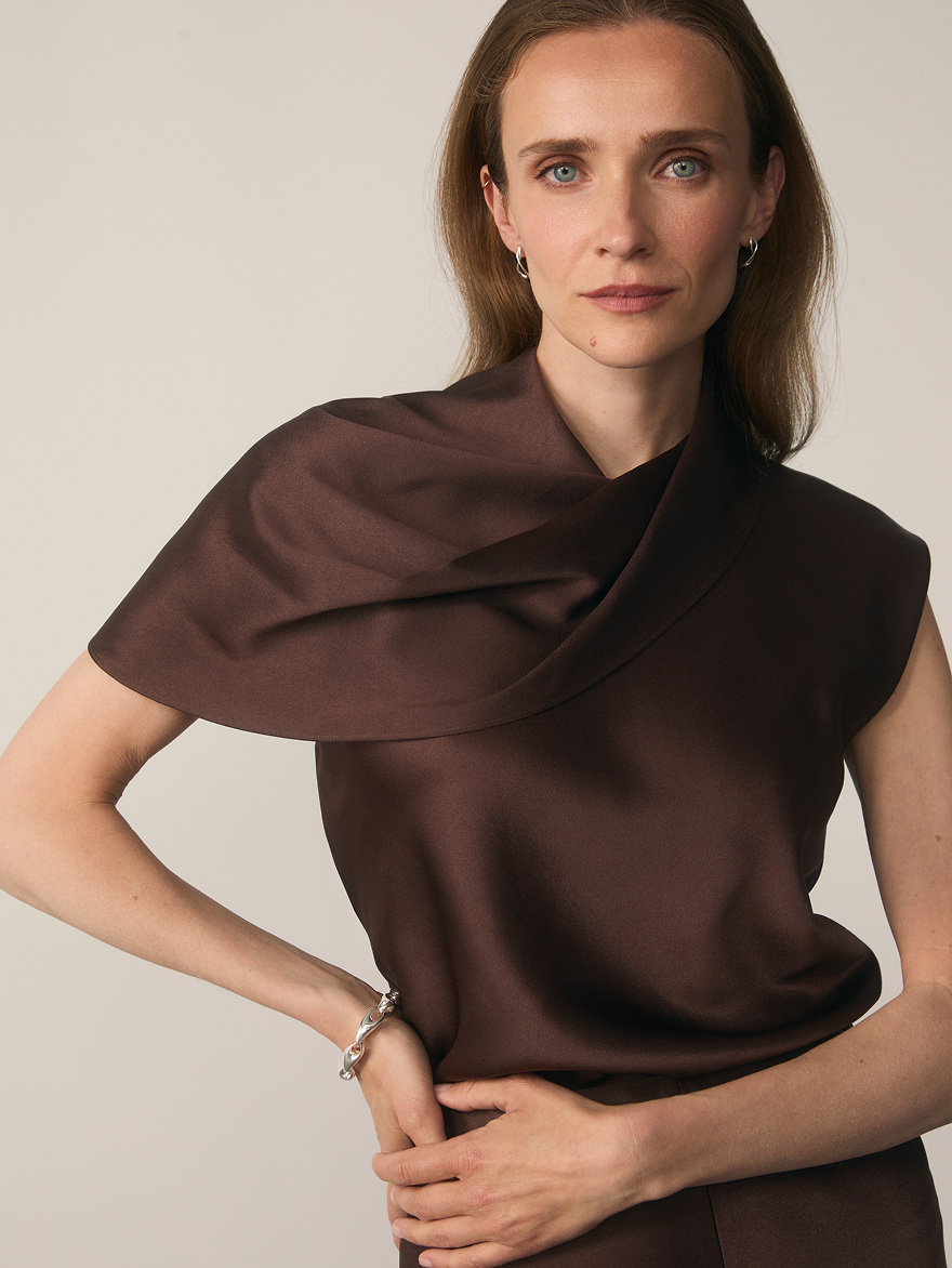 Ocana chocolate blouse