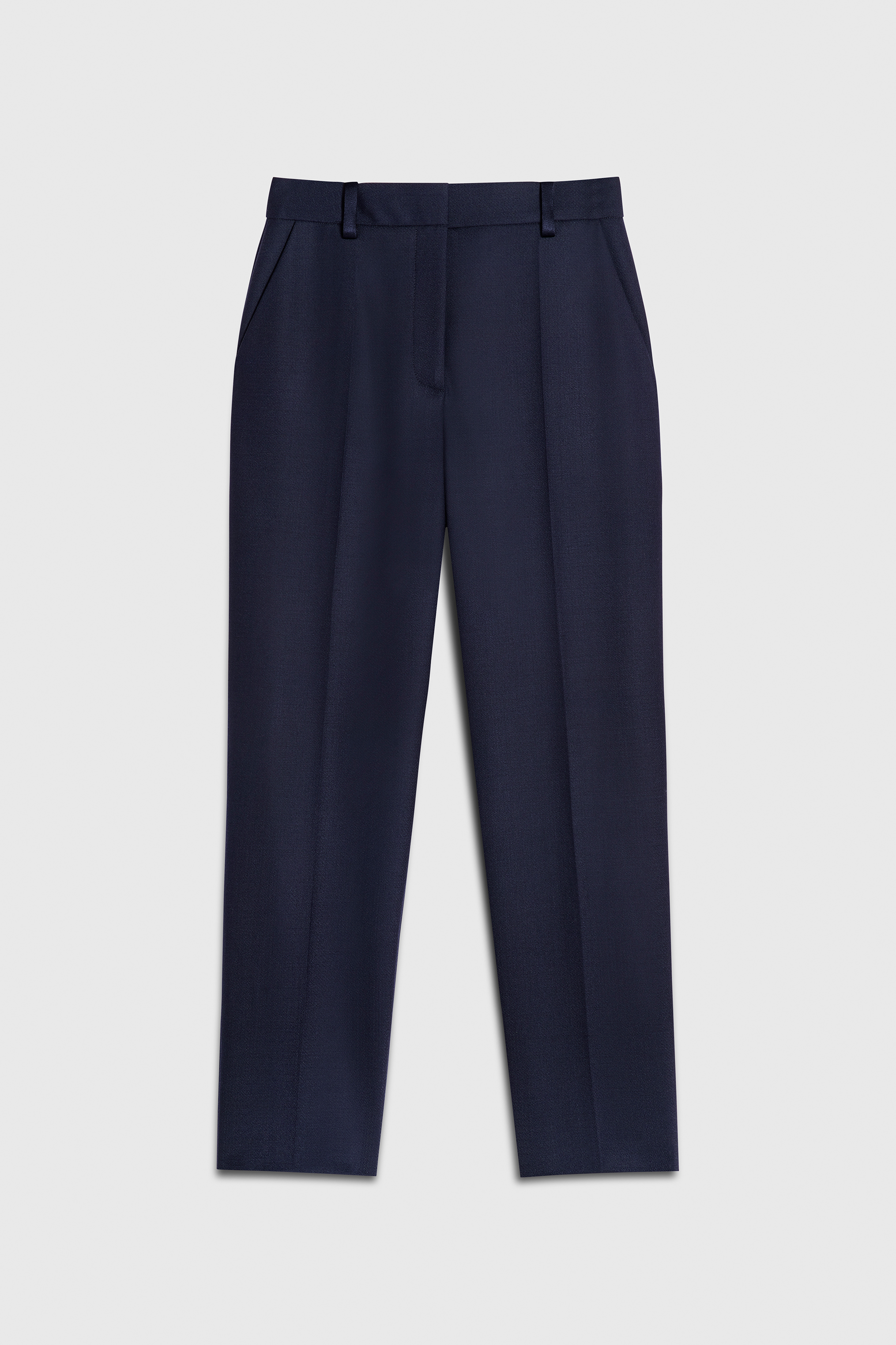 Ultimate Wool Slim-Leg Trousers Navy