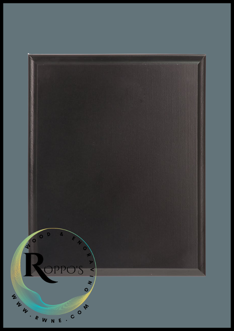 Value Solid Black Finish Plaque