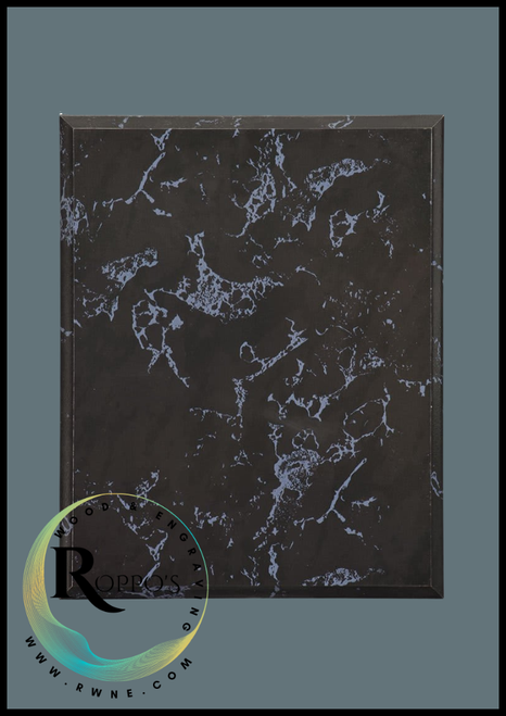 Value Black Marble Finish Plaque