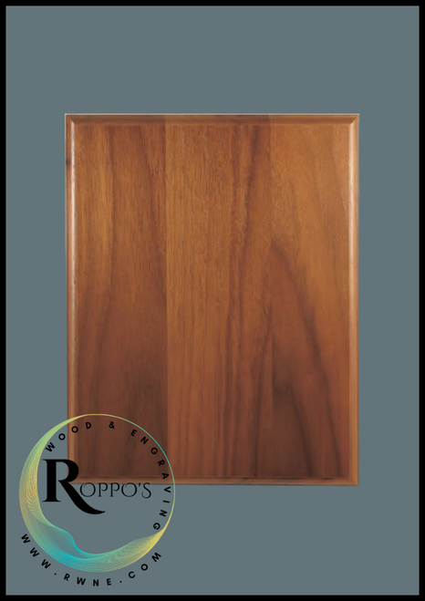 Genuine Walnut Plaque with Step Edge