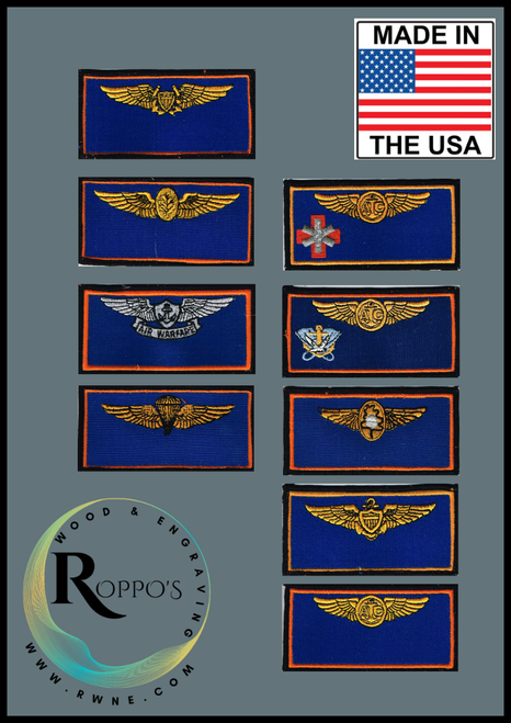 NAS WI Station SAR Flight Suit Name Patch