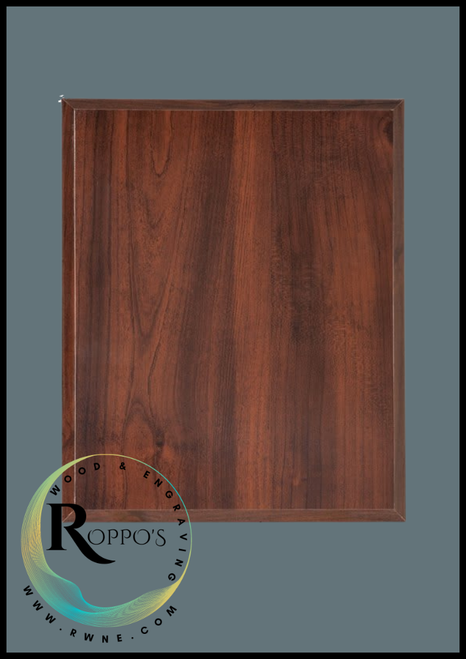 High Gloss Cherry Finish Plaque