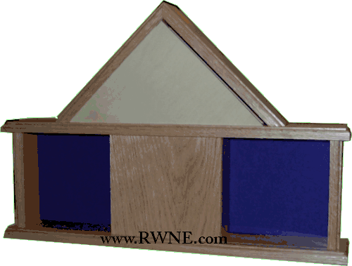 Solid Center Dog House Shadow Box