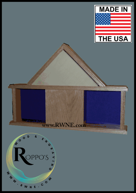 Solid Center Dog House Shadow Box