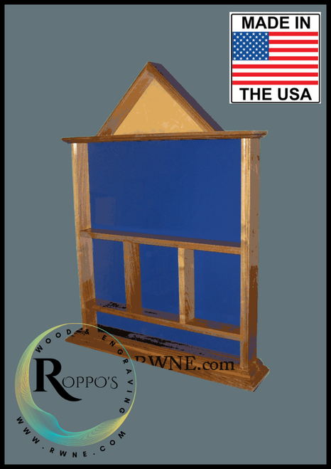 Chuck Special Shadow Box with Top Flag