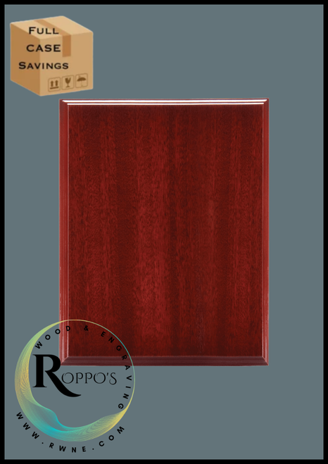 High Gloss Mahogany Finish Plaque