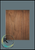 Genuine Walnut Plaque with Bevel Edge