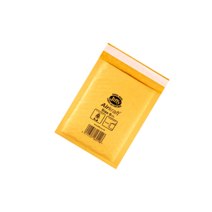Jiffy Airkraft® Bubble Lined mailers Gold 115 x 195 mm Jiffy Airkraft® Bubble Lined mailers Gold 115 x 195 mm
