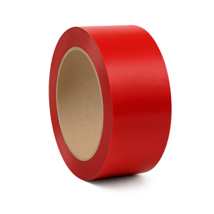 Red Polypropylene Machine Tape - Hot Melt - 48mm 66m Red Polypropylene Machine Tape - Hot Melt - 48mm 66m