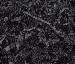 zigzag shredded paper - 10kg bale mm - Black zigzag shredded paper - 10kg bale mm - Black