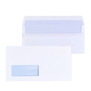 Window Self Seal Envelopes - 110 x 220mm Window Self Seal Envelopes - 110 x 220mm