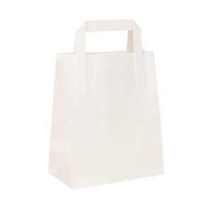 White Takeaway Bags - 178 x 216 x 89 mm White Takeaway Bags - 178 x 216 x 89 mm