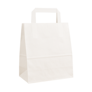 White Takeaway Bags - 203 x 254 x 102 mm White Takeaway Bags - 203 x 254 x 102 mm