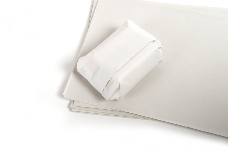 White Kraft Sheets Wrapping Paper - 425x500 mm - 40 To 50 Gsm