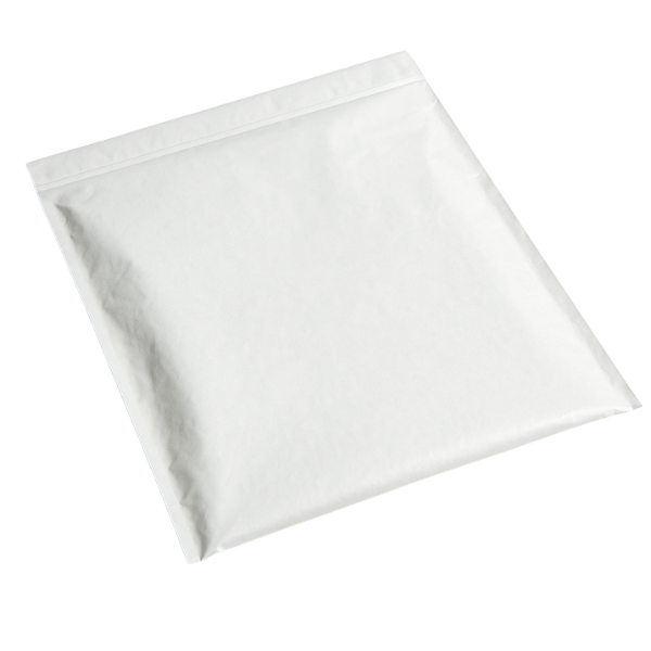 White Gusseted Lpde Polythene Bags - 229x324+40 mm 40 mic - 40 micron - Medium Duty
