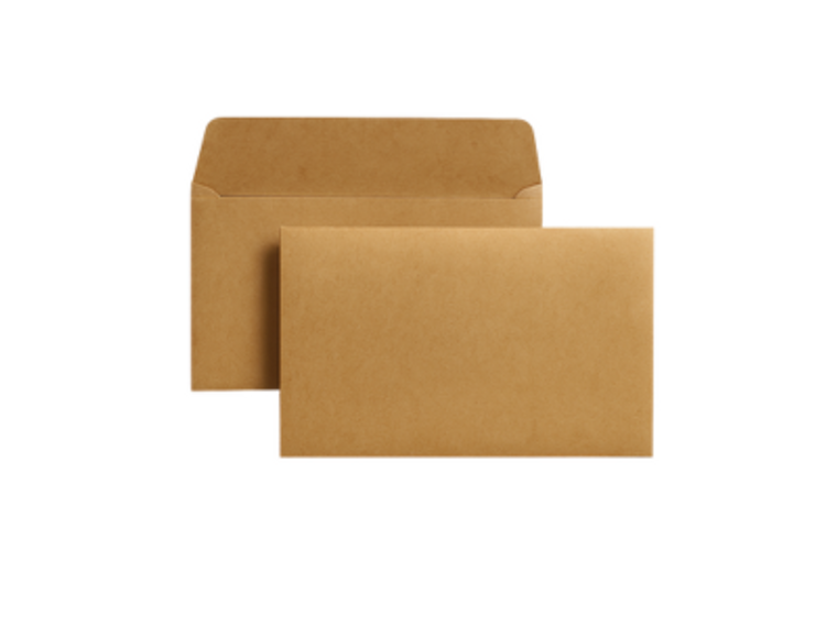 Plain Self Seal Manilla Envelopes - 110 x 220mm