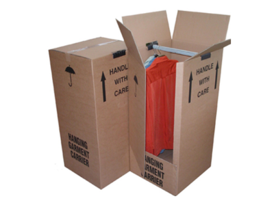 Standard Size Wardrobe Boxes - 508 x 483 x 965 mm