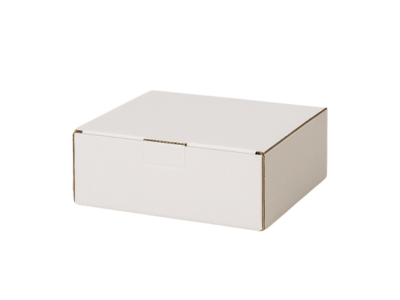 White Postal Boxes - 254 x 178 x 76 mm