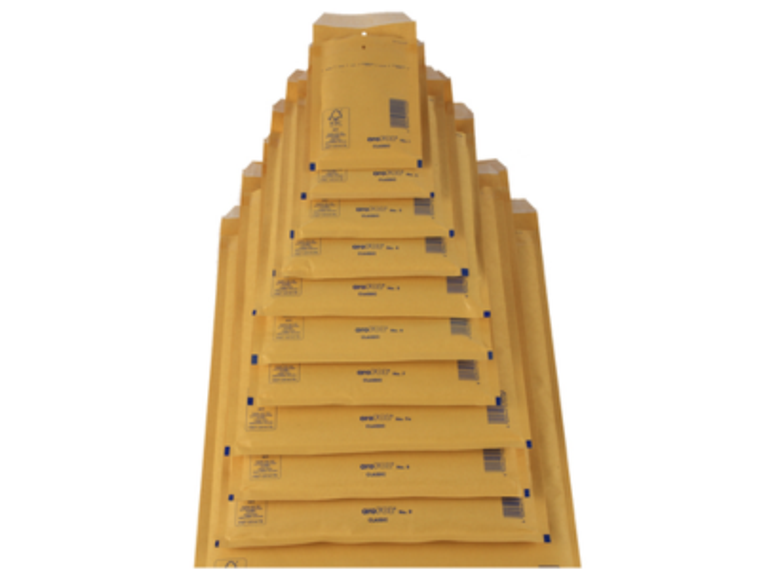 Arofol Size AR3 (0/C) Gold Padded Bubble Envelopes - 150 x 215mm