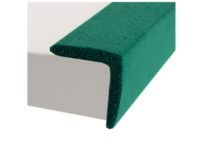 210 Metres (105 Strips) Of 'L-Profile' Foam Edge Guards Protectors 75 x 75mm x 2M - Jiffy Ocean Green L75