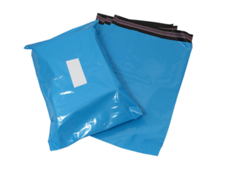 Baby Blue Postal Mailing Bags 8.5" x 13" 215 x 330mm