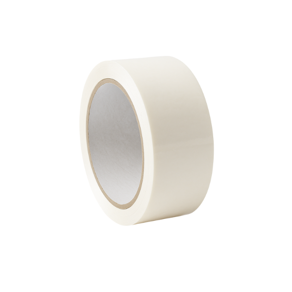 White Polypropylene Tape - Hot melt - 48mm x 132M