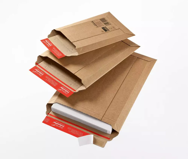 Colompac Corrugated Pocket Envelopes - 570 x 420 x 0-50 mm - Medium Parcel (C2)
