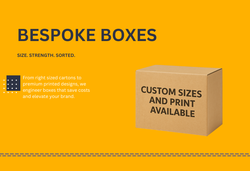 Custom size and printed cardboard boxes