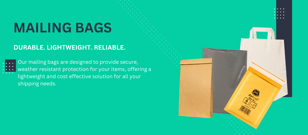 Mailing bags — bubble, poly and kraft paper mailers