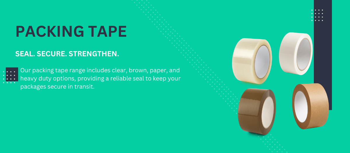 Packing tape for every application — paper, PP, machine & more