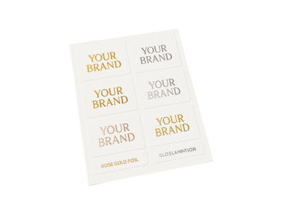 Special finish labels