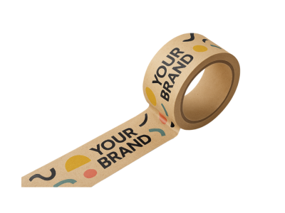 Custom printed paper tape