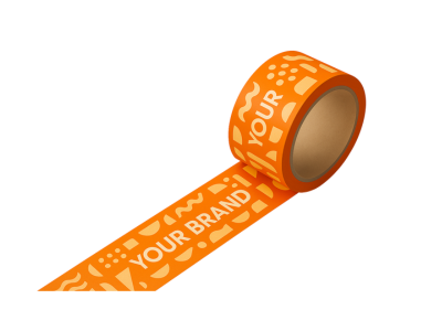 PP Orange 2 colour Tape
