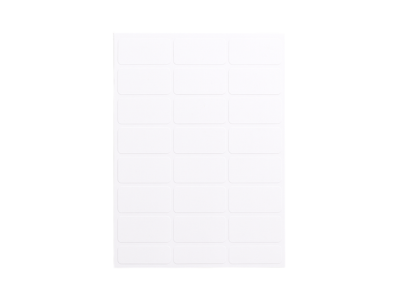 Printer address labels on sheets and rolls