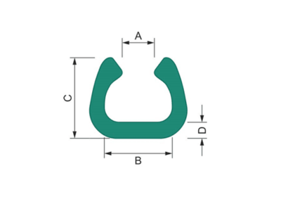 U-channel protectors that cap edges