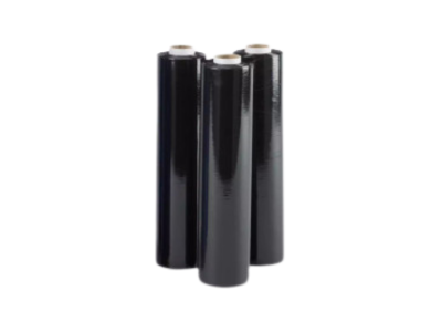 Black stretch wrap for load concealment