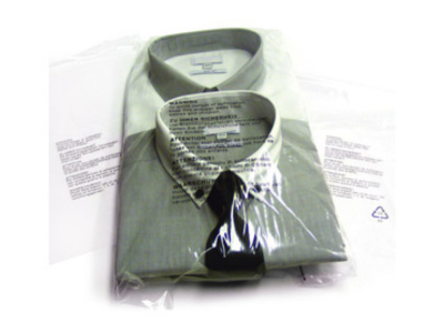 Crystal clear polypropylene garment bags